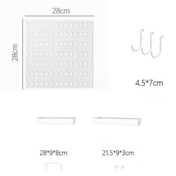Pegboard Combination Kit Perforert bord