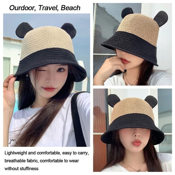 Bucket Hat Beach Cap BRUN brown