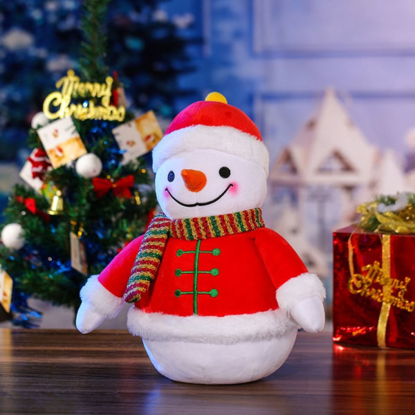 Julenissedukke Elg Bestemor Plysjleker SNØMANN SNØMANN Snowman
