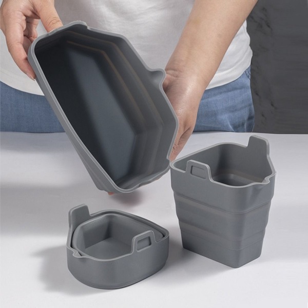 Sammenleggbare Slow Cooker Liners Slow Cooker Divider Liner GRÅ grey