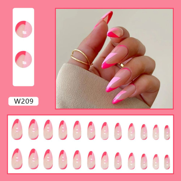 24 stk False Nail Full Cover W210