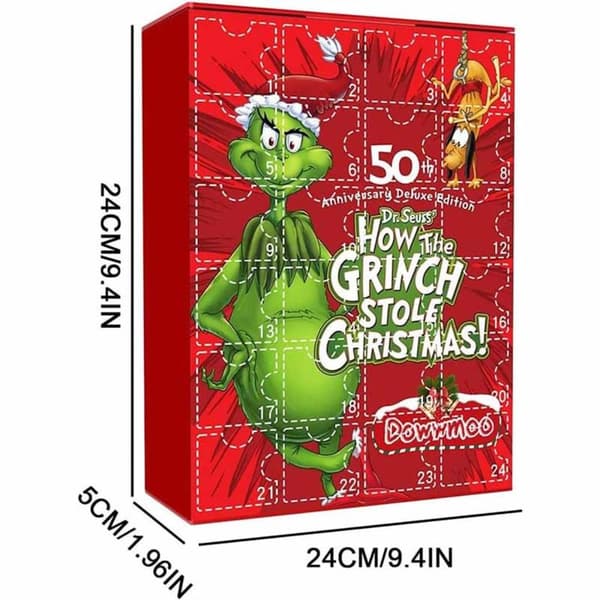 Jule Blind Box Jule Nedtælling Grinch Blind Box