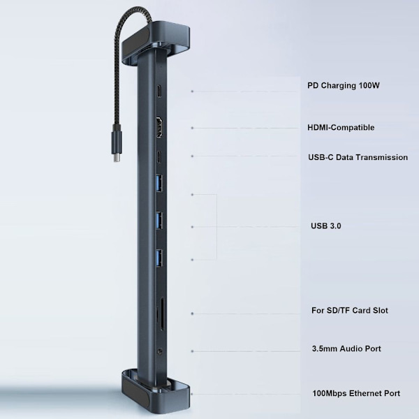 USB HUB Type-C dockingstation 4K HDMI-kompatibel