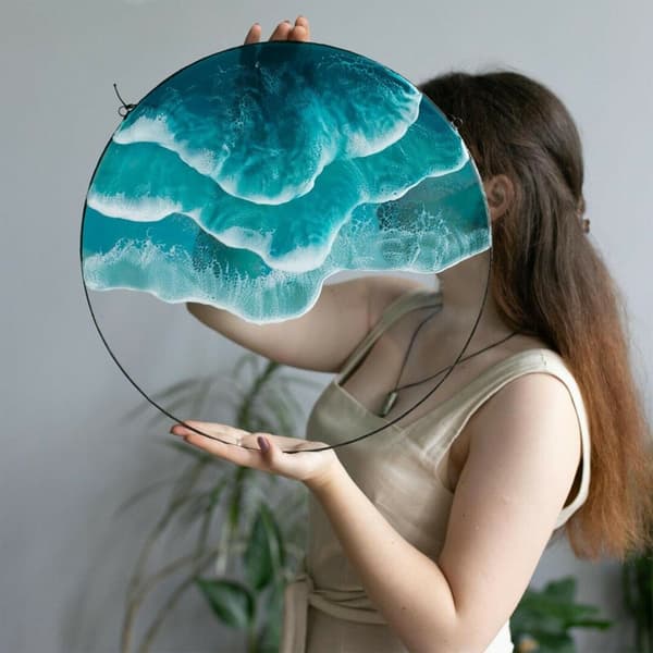 Wave Pendant Ocean Wall Hanging A A A