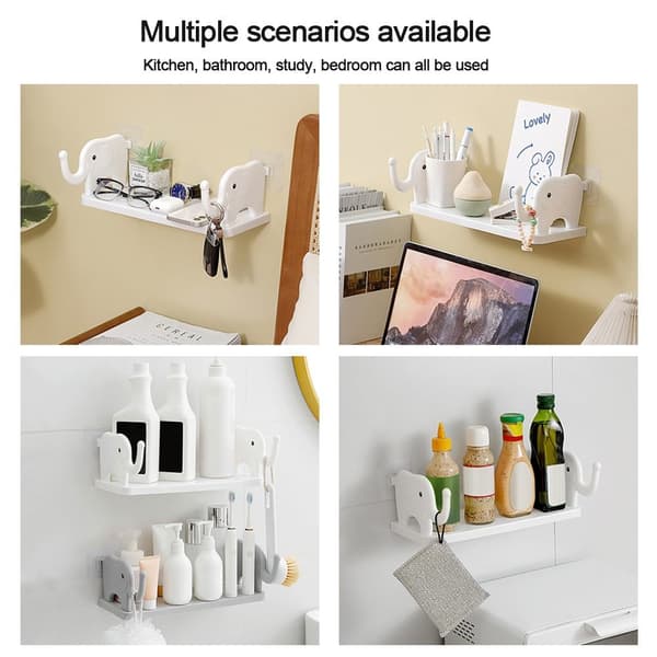 Elephant Storage Rack Förvaringshylla VIT white
