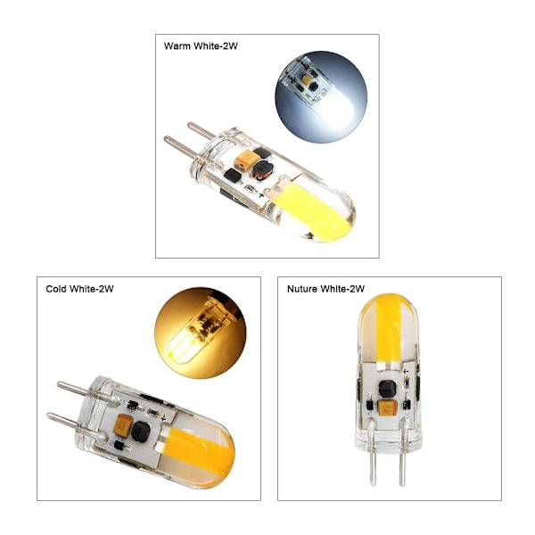 GY6.35 LED-valokristallilamppu NUTURE WHITE-2W NUTURE Nuture White-2W