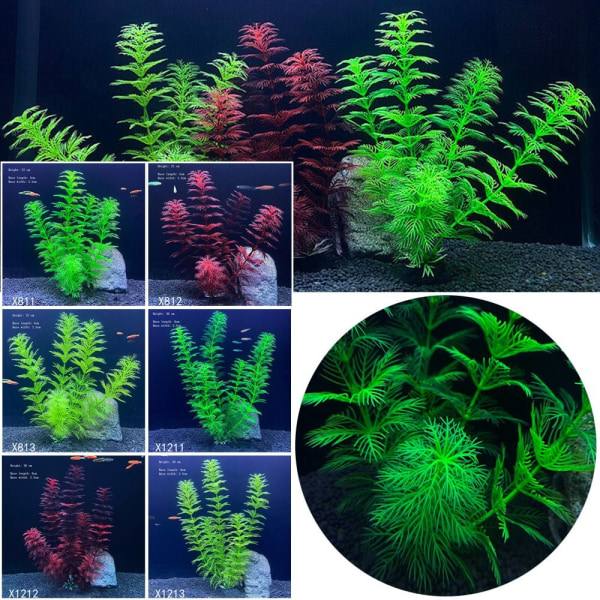 2 stk. Vandgræs Kunstige Planter X1213 X1213 X1213