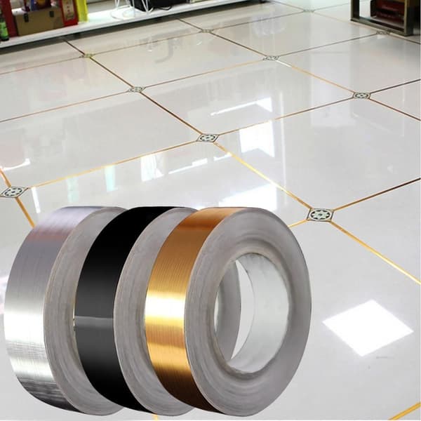 20M Søm Sticker Tile Beauty SØLV 2CM BREDDE Silver 2cm Width