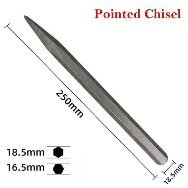 Flat meisel Spiss meisel SPISS MEISEL SPISS MEISEL Pointed Chisel