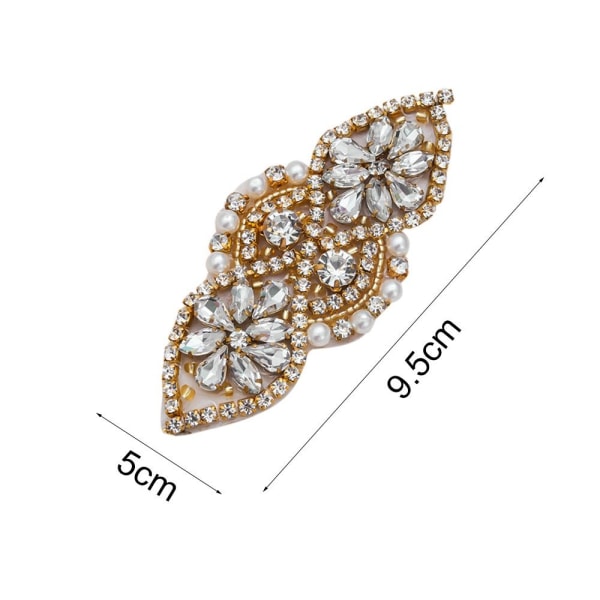 Crystal Decor tekojalokivi applikaatio GOLD gold