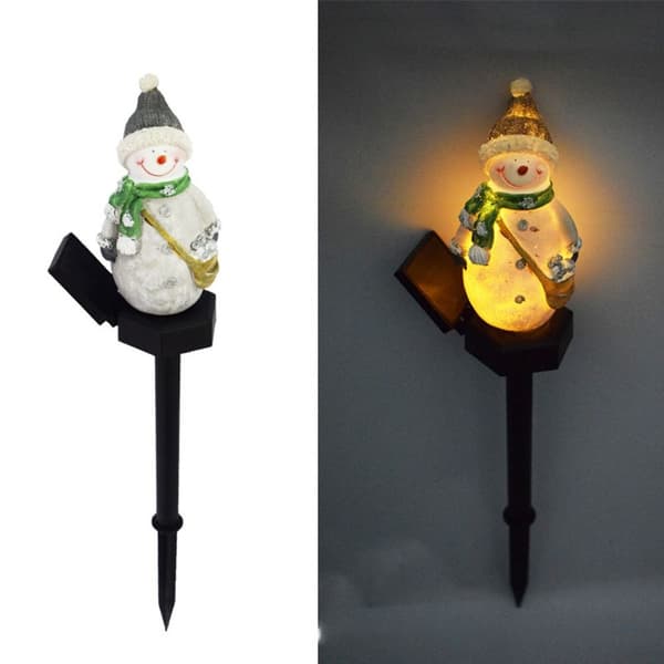 Solcellelampe SNØMANN SNØMANN Snowman