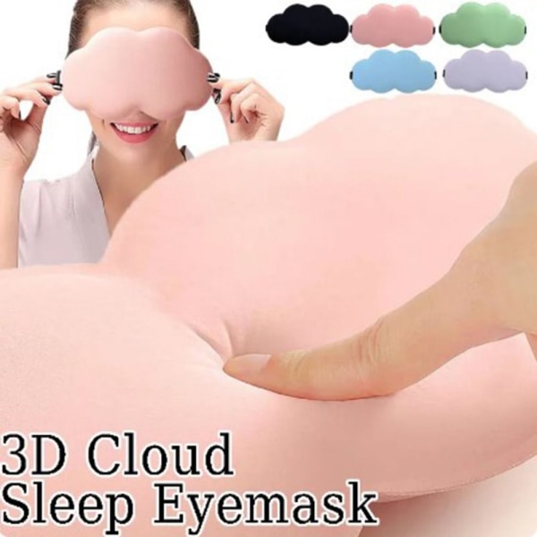 Cloud Eye Mask Memory Cotton Sleep Eyemask SININEN Blue