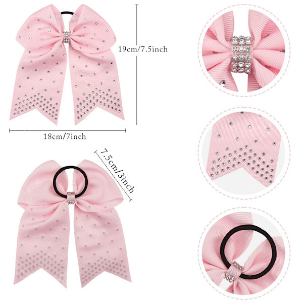 Bow Knot Hair Circle Hiusnauha PUNAINEN Red