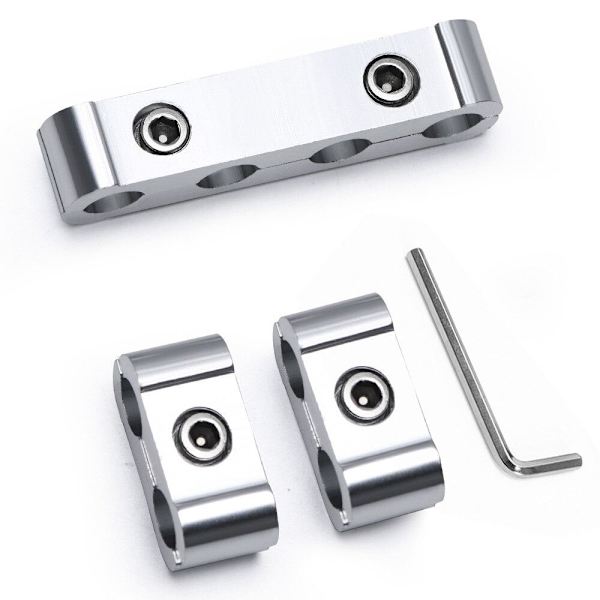 3st/ Set Bil Tändstift Wire Clamp Separator GULD GULD gold
