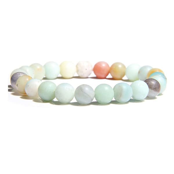 Krystal ædelsten armbånd 7 Chakra Bead Bangle 4 4 4