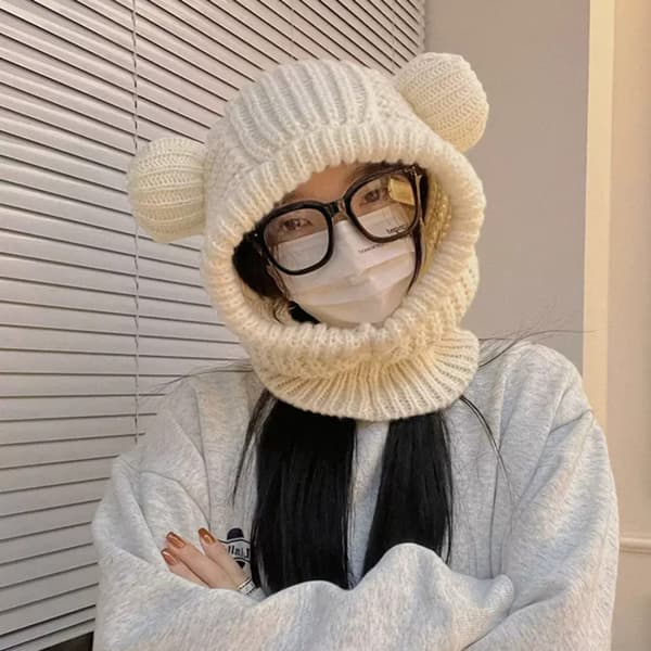 Huehue Vinterhat BEIGE Beige