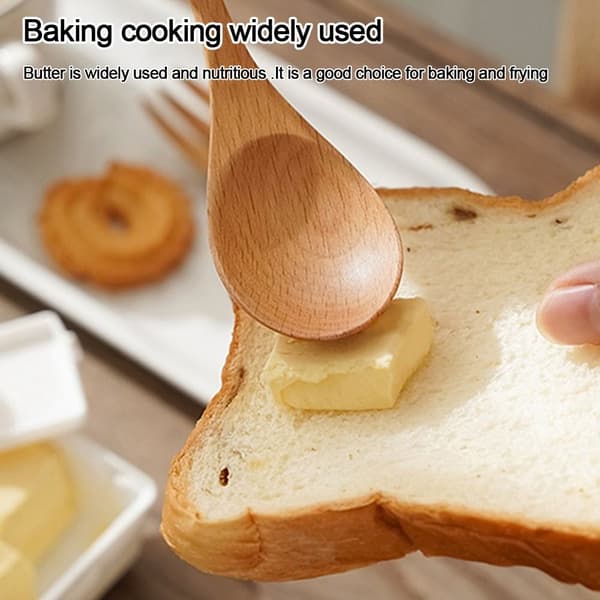 2 stk Solid Butter Oppbevaringsboks Butter Cutting Slicer