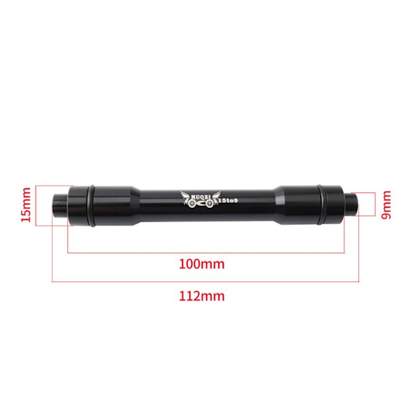 Cykel Thru Axle Quick Release Hub SORT Black