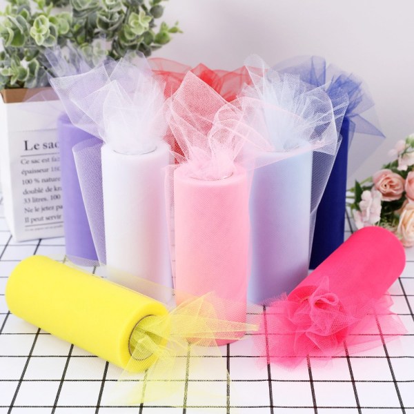 Organza Roll Tyll LJUSROSA light pink