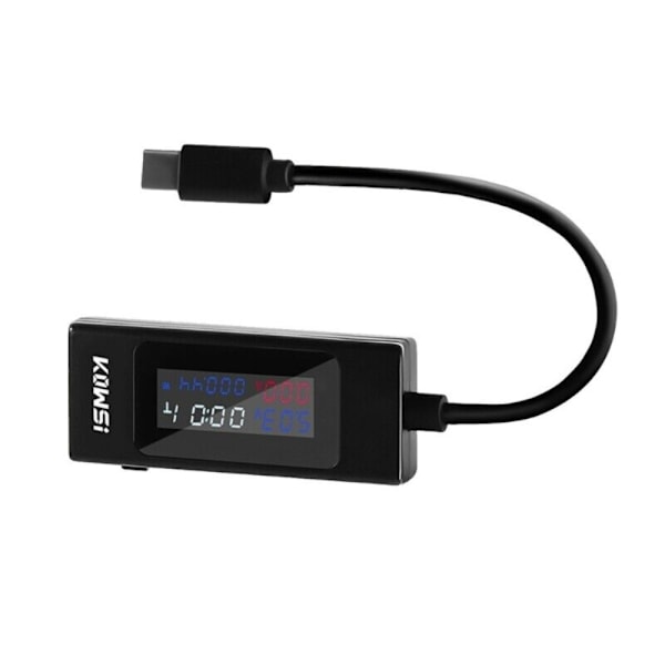 Typ-C Tester Dubbelriktad Tester SVART Black