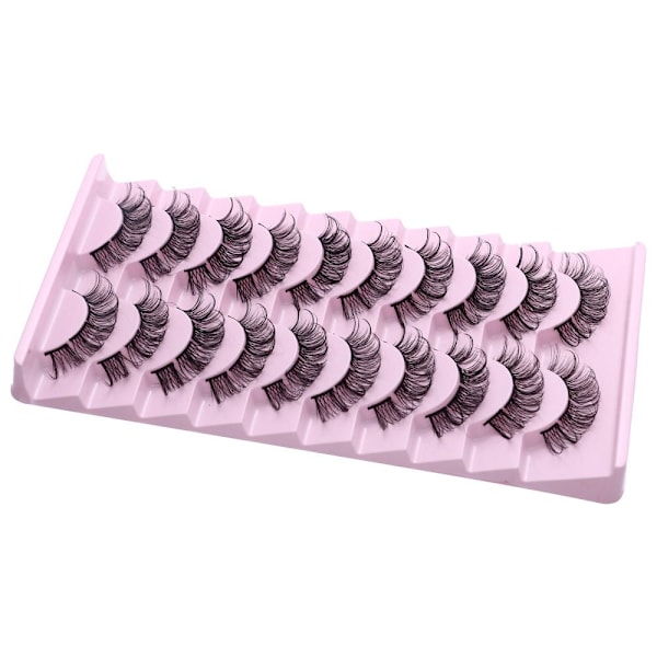 10 Par Cluster Lashes Russian Strip Lashes D02 D02 D02