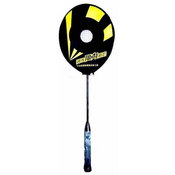 Badmintonracketmotstandsdeksel racketermer SVART&GUL black&yellow