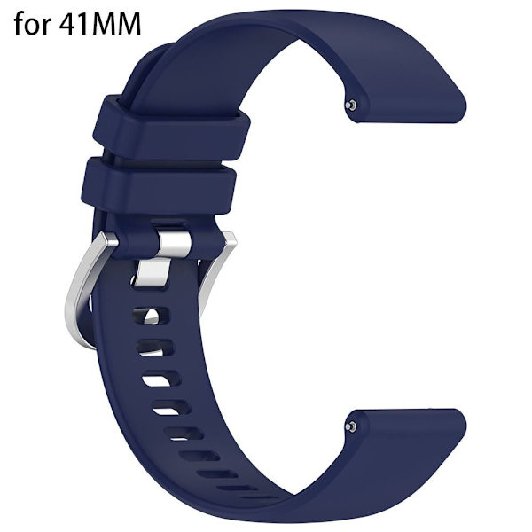 1 Stk Urrem Armbånd BLÅT TIL 41MM BLÅT TIL 41MM blue for 41mm