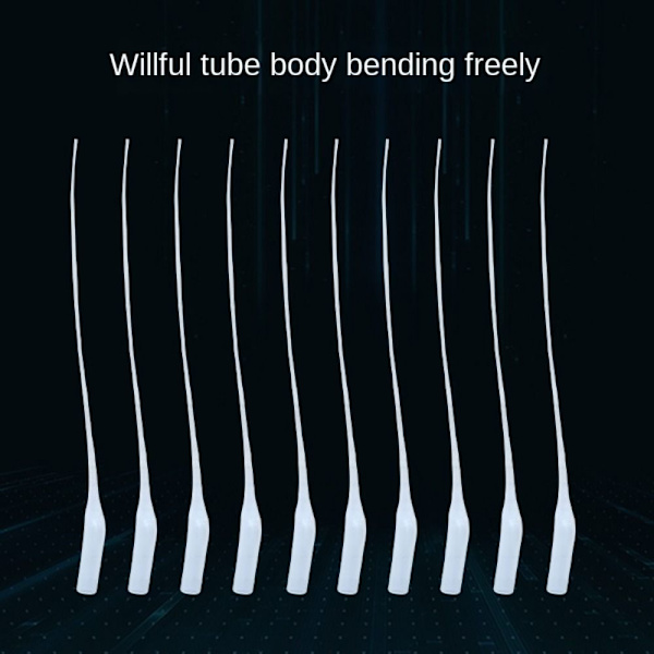 200 stk. Droppe Tube Dyselim Micro-Tips Flaskespisser 200pcs