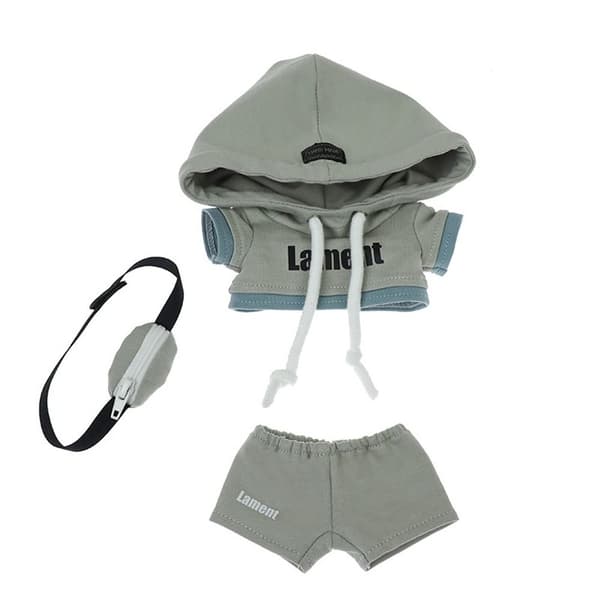 Dukke Hettegenser Sweatshirt Shorts HVIT White