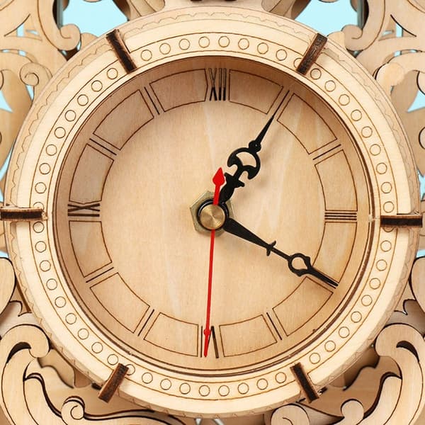 Deer Clock Puslespil Legetøj Konstruktør Stiksav