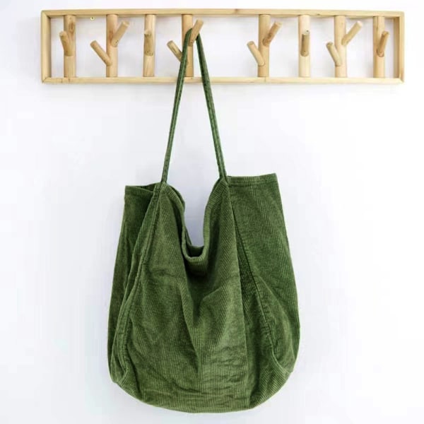 Shopper Bag Lærredstaske MØRKEGRØN Dark Green