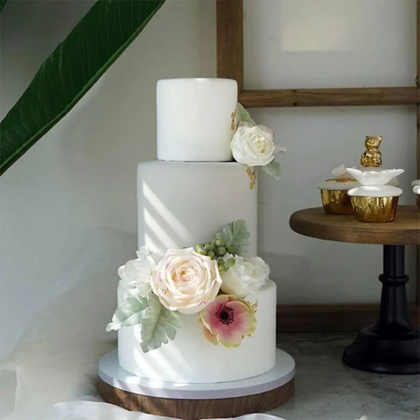 2 stk Akryl kakestativ Sylinder Display Riser Cake Tier