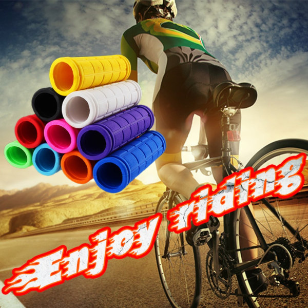 1 par cykelstyrehandtag Cover Yellow