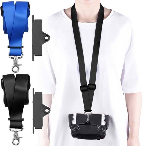 Fjernbetjening Halsstrop Drone Controller Lanyard SORT black