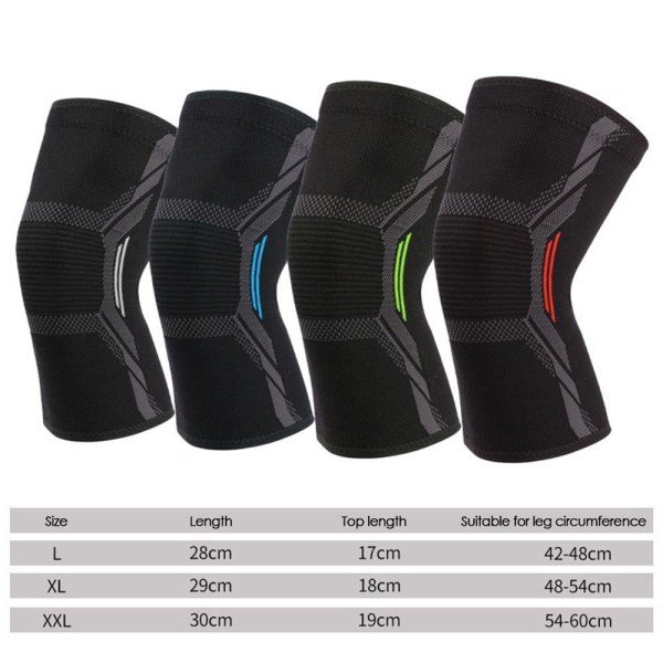 Sportknäskydd Kompressionsknästöd SVART&GRÖN XLELBÅG Black&Green XLElbow Protector-Elbow Protector