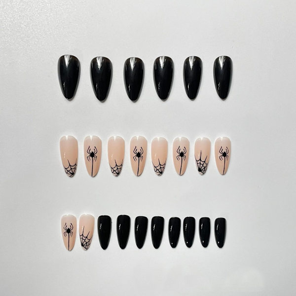 Almond Fake Nails Tekokynnet ranskalaiset SD-06 SD-06 SD-06