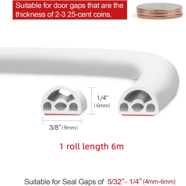 Tetningslist Antikollisjon 2 RULLER 2 RULLER 2 rolls