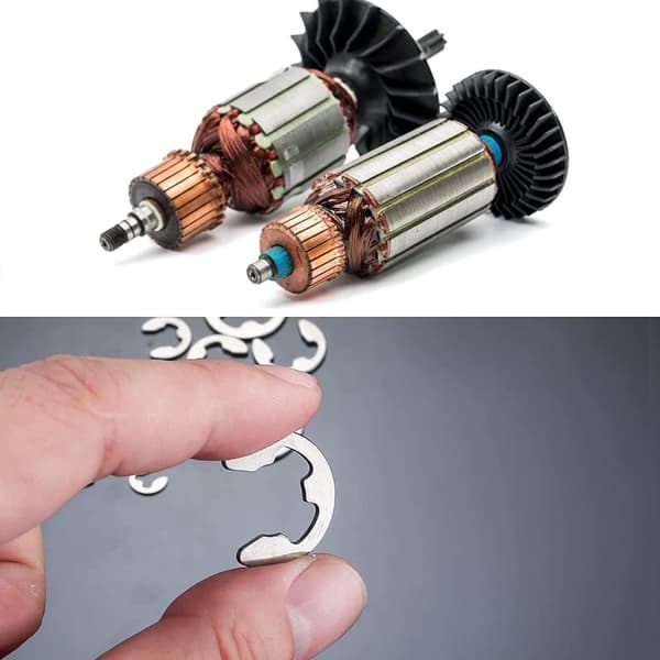 200 st Låsringar E-Clip Circlip Snap Ring Set