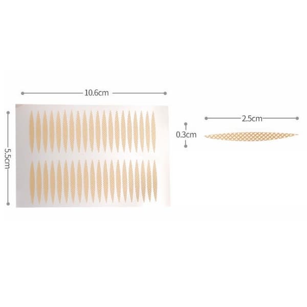 Dubbel ögonlockstejp Ögonlocksplåster Eye Lift Patch 1200Pcs
