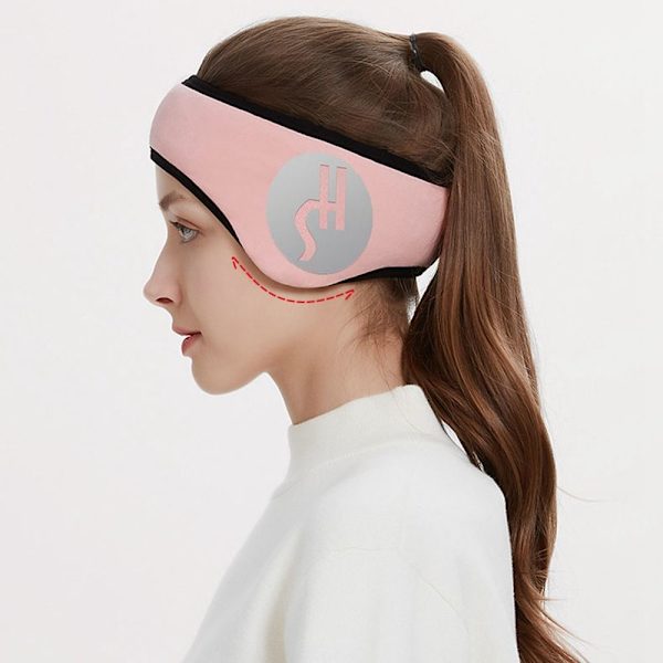 Hörselkåpor Pannband Vintersvettband ROSA pink