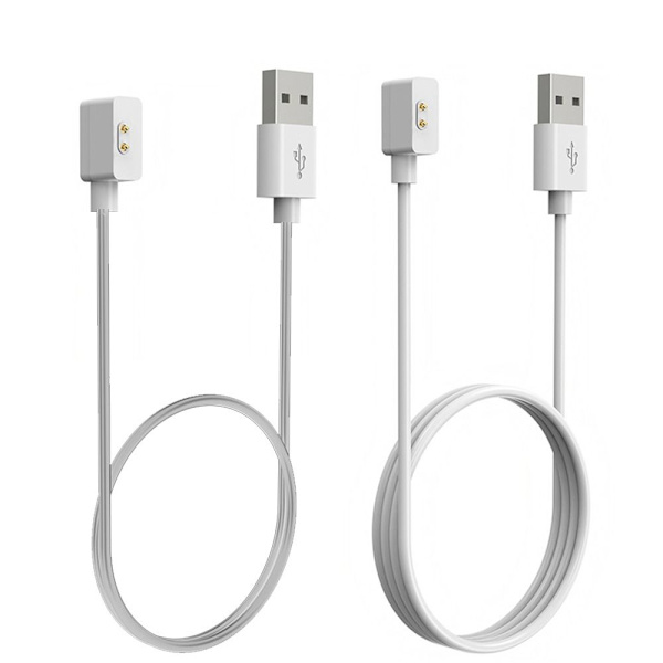 2 STK 60/100 cm hurtigoplader USB-kabel Dock 60/100 cm HVID HVER 60/100cm white each
