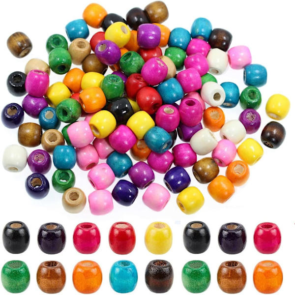 Spacer Beads Spacer Bead Blandade färgpärlor