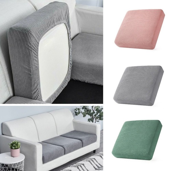 Ensfarget Sofatrekk LYS GRÅ 3 SETER 3 SETER Light Gray 3 Seater-3 Seater
