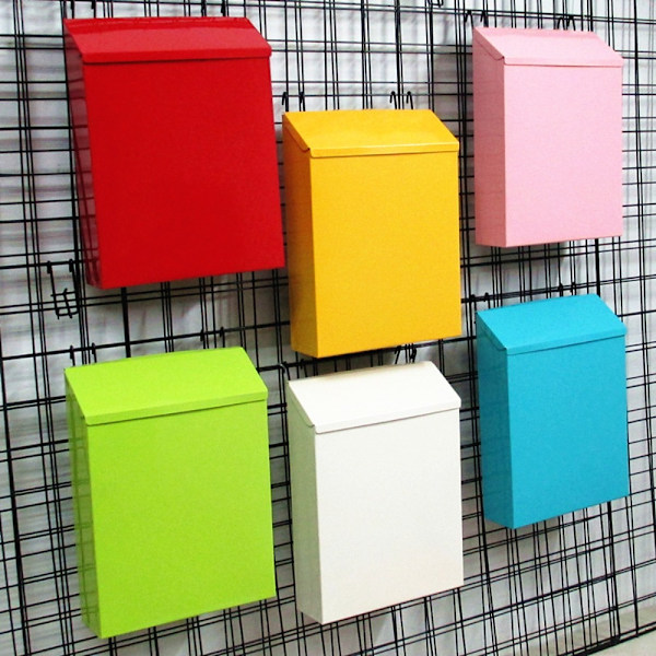 Postboks Brevoppbevaringsboks GUL Yellow