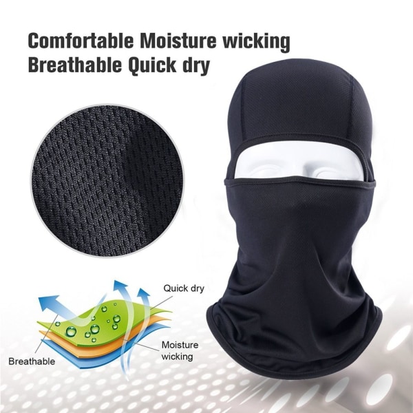 Full Face Cap Cykling Balaclava LJUSGRÖN light green