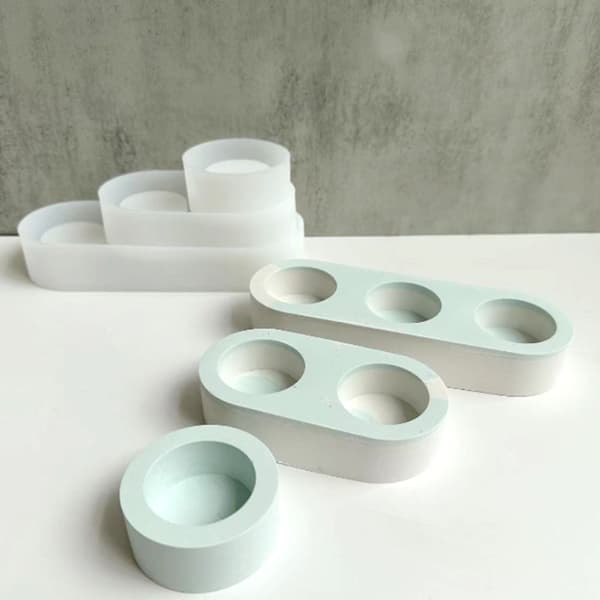 Kynttilänjalan mould mold 2 2 2