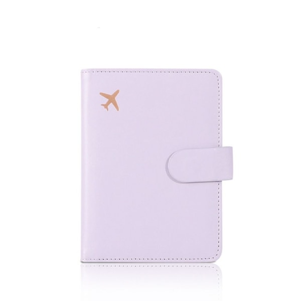 RFID Passport Cover Passport Clip LILA purple