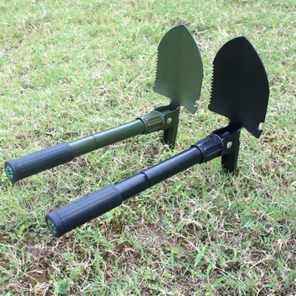 Militär fällbar spade Survival Spade Multifunktionsverktyg army green