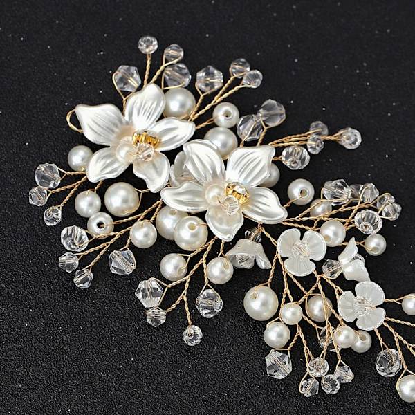 Kristall Pannband Rhinestone Hårband SILVER silver