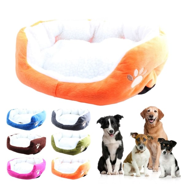 Pet Bed Hund Katt Kennel GUL yellow
